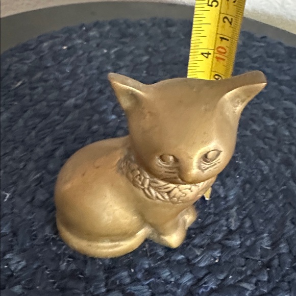Vintage Brass Cat - Picture 7 of 8